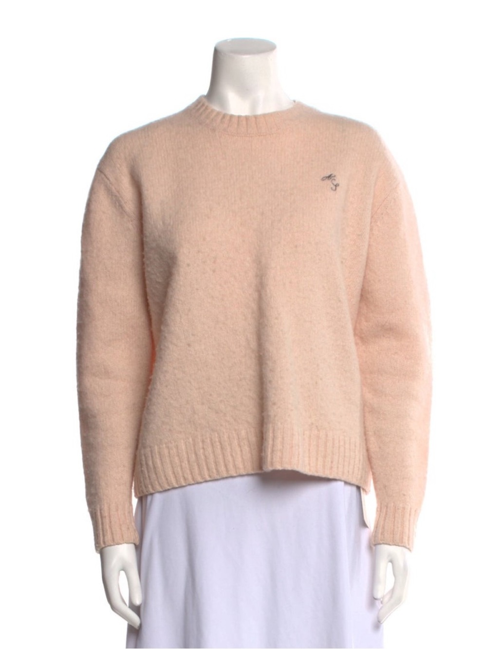 Acne Studios 100% Wool Mock Neck Sweater, XL